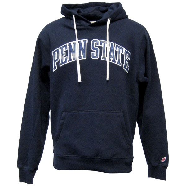 navy hooded sweatshirt with plaid arched Penn State